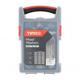 Mixed Washers Grab Pack Zinc Plated 1000Pce