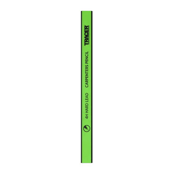 Tracer ACP1 4H Carpenters Pencils (Hard Lead) 10 With Sharpener