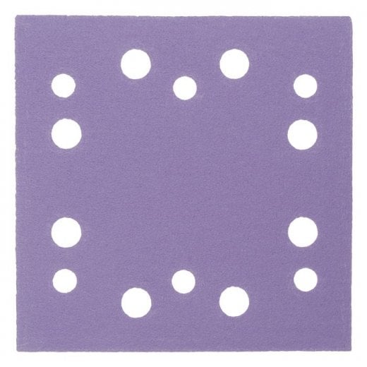 Trend 115mm X 115mm Aluminium Oxide 1/4 Sheet Sanding Sheet 10 Pack