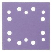 115mm X 115mm Aluminium Oxide 1/4 Sheet Sanding Sheet 10 Pack