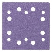 115mm X 115mm Zirconium 1/4 Sheet Sanding Sheet 10 Pack