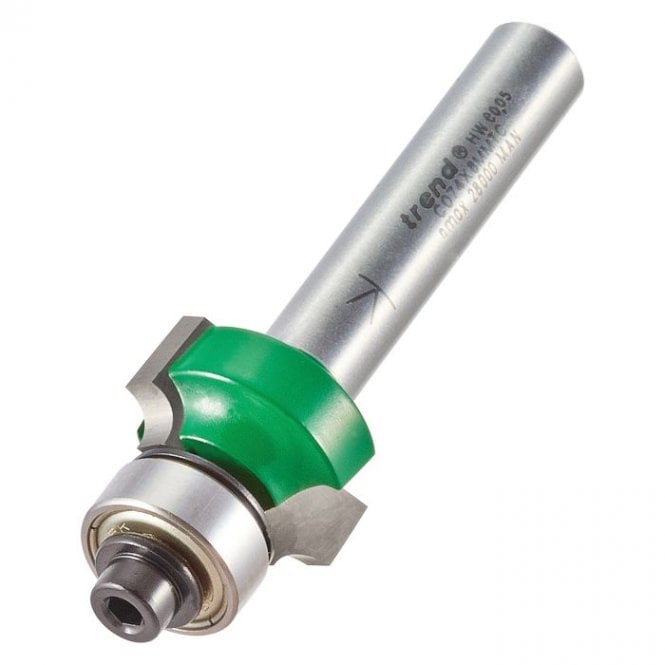 Trend C074X8MMTC 8mm Shank Rounding Over Router Cutter 3.2mm Radius x 9.5mm Cut