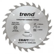 CSB/16024 160MM X 24T X 20MM Craft Pro Circular Saw Blade For Wood