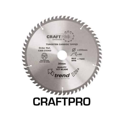 Trend CSB/19060 Wood Circular Saw Blade 190mm x 30mm x 60T