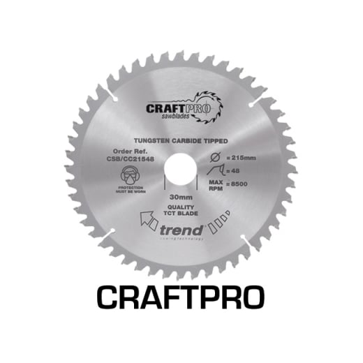 Trend CSB/CC30548 Wood Mitre Saw Blade 305mm x 30mm x 48T
