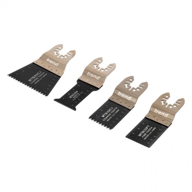 Trend MTB/SET/4 Universal Multi-Tool Blade Set 4 Piece