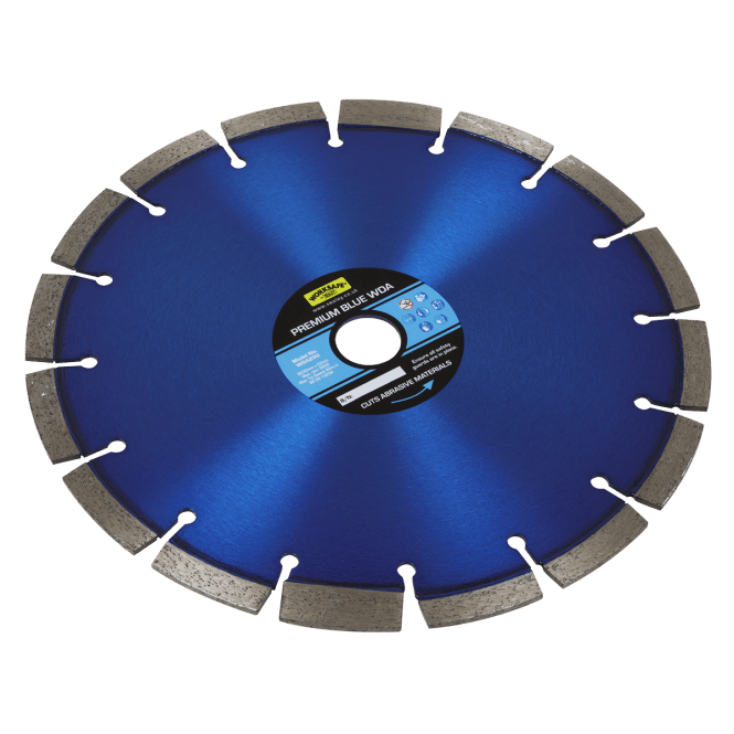 Worksafe WDA230 230mm x 22mm Bore 9 Inch Premium Blue WDA Diamond Blade For Concrete