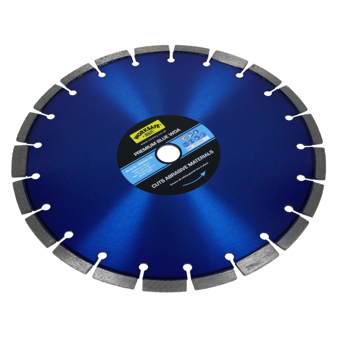 Worksafe WDA300/22 300mm x 22mm Bore Diamond Bade Premium Blue For Concrete