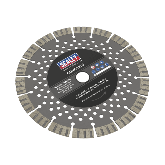 Worksafe WDC230 230mm x 22,23mm 9 Inch Concrete Diamond Blade Dry Cut