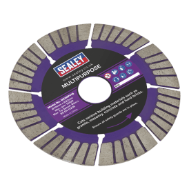 WDMP115 4.5" Diamond Blade – 115mm x 22mm Bore Dry & Wet Multipurpose Cutting