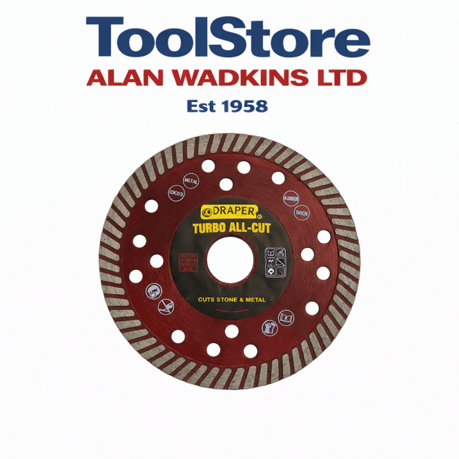 Worksafe WDTA230 230mm x 22.23 9 Inch Turbo Allmat Diamond Blade