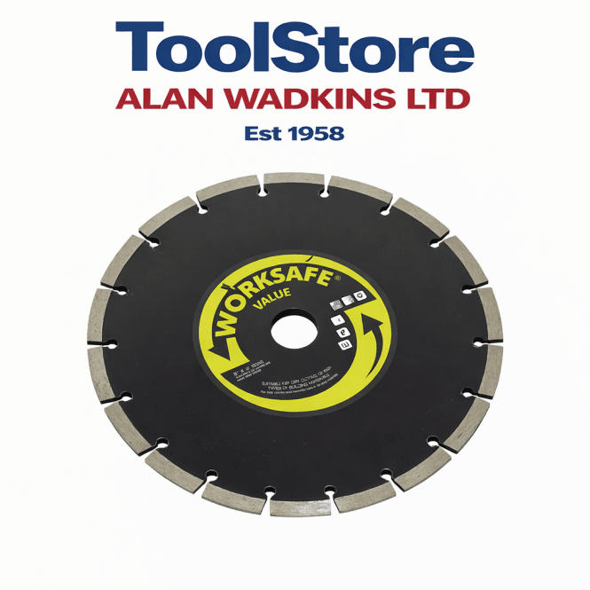 Worksafe WDV230 230 x 22.23mm Bore 9 Inch Value Diamond Blade