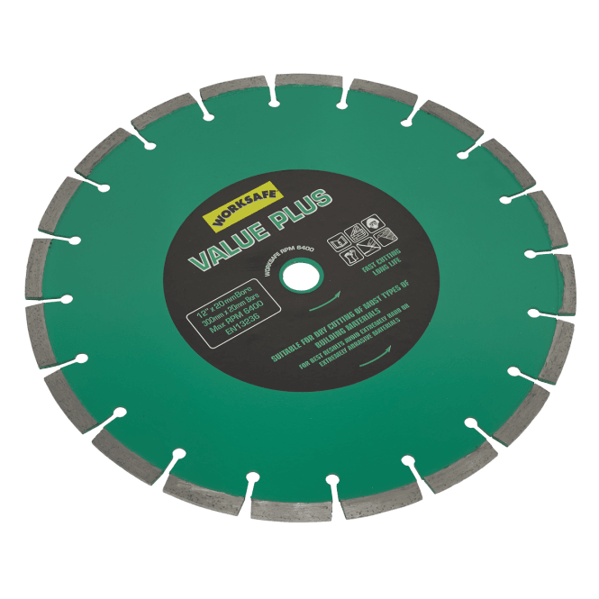 Worksafe WDVP300/20 300mm x 20mm Bore Value Plus Diamond Blade